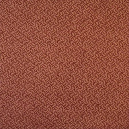DESIGNER FABRICS Designer Fabrics F761 54 in. Wide Dark Red And Gold; Geometric Heavy Duty Crypton Commercial Grade Upholstery Fabric F761